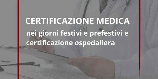 Certificazione medica