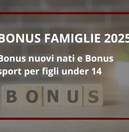 Bonus famiglie