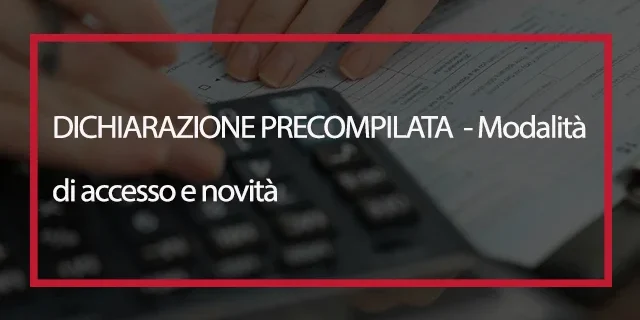 Dichiarazione precompilata